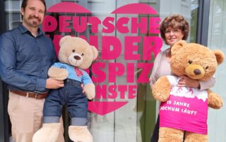 Spende für Kinderhospizarbeit nach Brustkrebs lauf