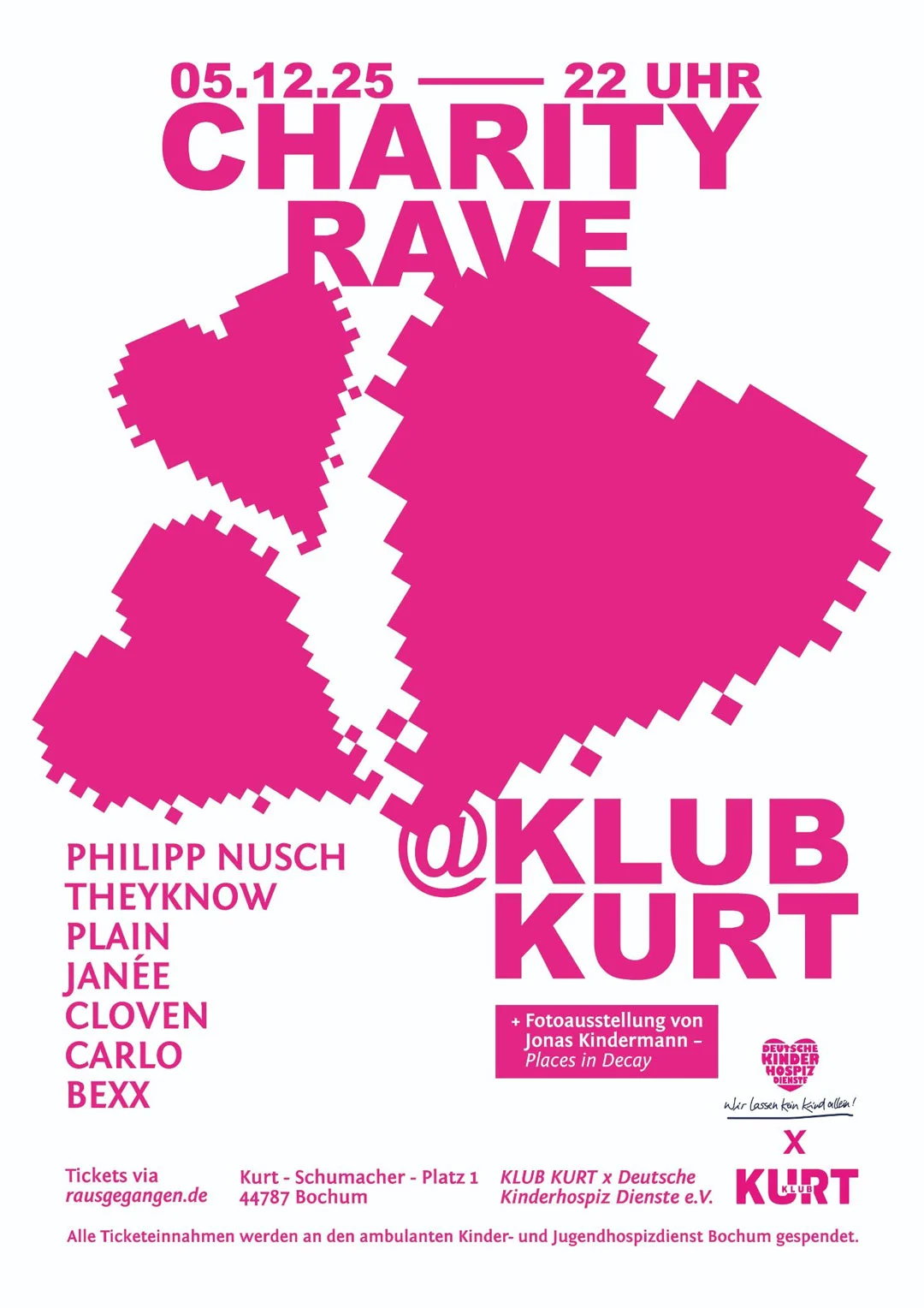 Charity Rave Plakat