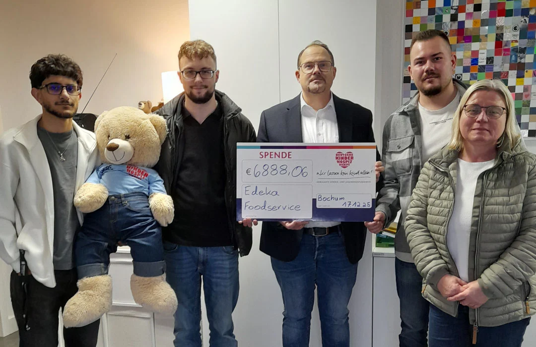 Edeka Foodservice Azubis sammeln fast Euro für Kinderhospizarbeit in Bochum