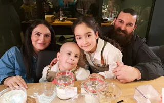 Familie Tug beim Event Kikis Kitchen